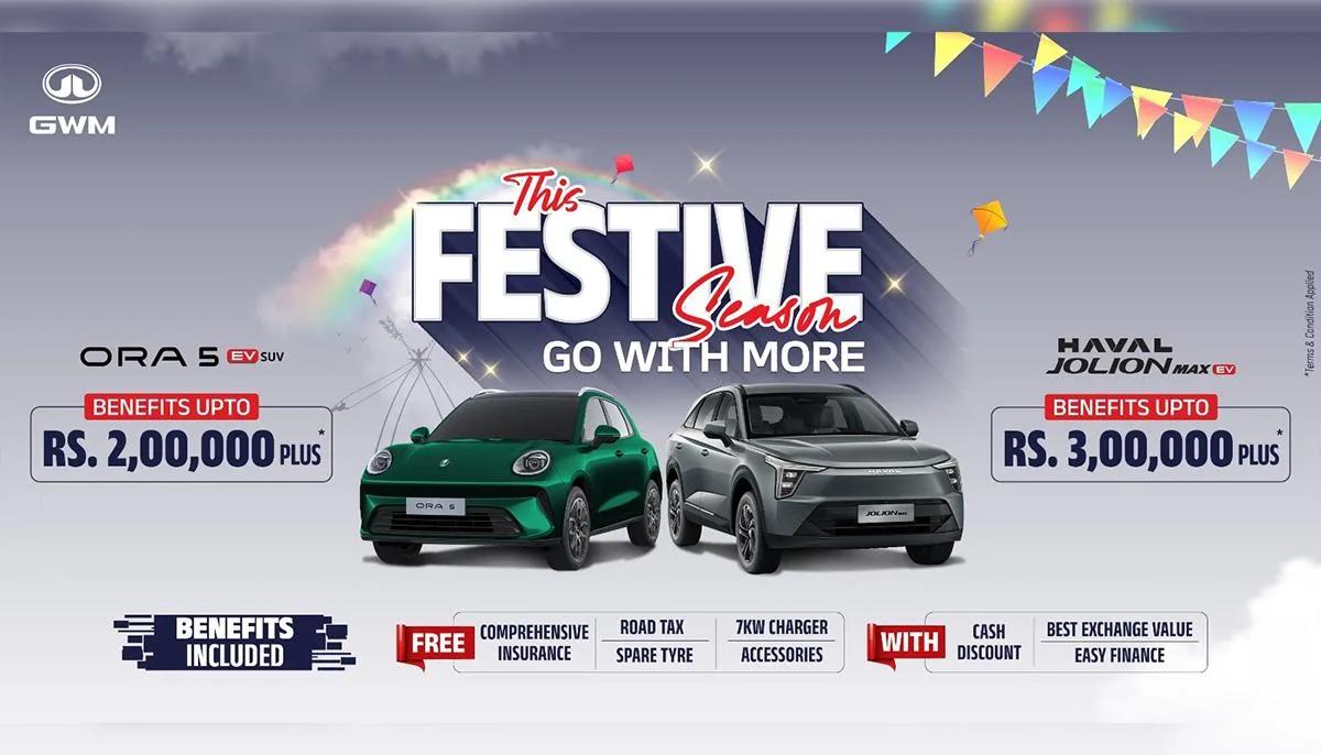 GWM Nepal Lists Festive Benefits on Ora 5 and Jolion Max EV