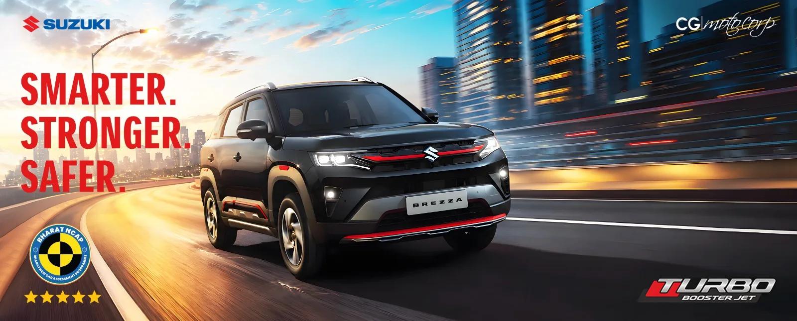 Suzuki NEW Brezza — NEW Brezza official desktop banner